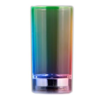 Liquid Activated Shot Glass Rainbow Multicolor