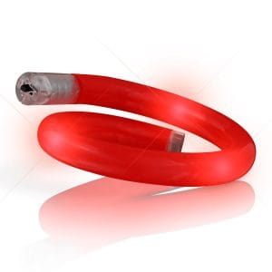 Light Up Tube Bracelet Red All Products