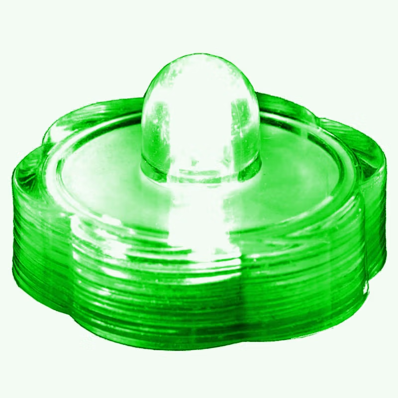Submersible Floral LED Light Green All Products 3