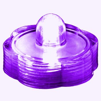 Submersible Floral LED Light Purple All Products 3