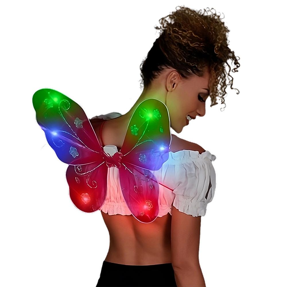 Light Up Fuchsia Fairy Butterfly Wings All Products 5
