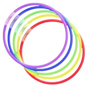 Glow Necklace Assorted Tube of 25