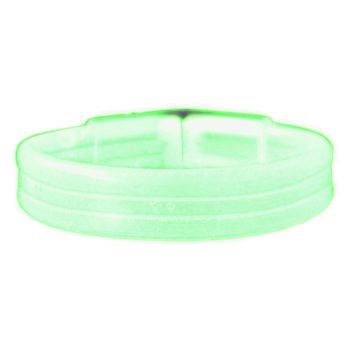 Wide Glow Stick 8 Inch Bracelet Green Pack of 25 Glow Bracelets