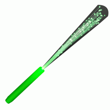 Green Fiber Optic Wands with Jade LEDs Fiber Optic Fun