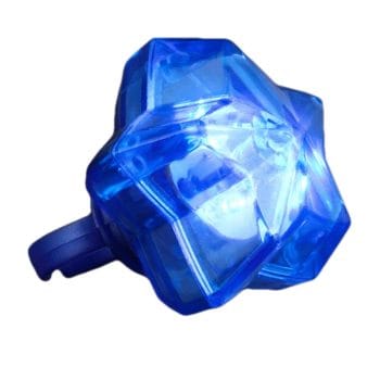 Huge Gem Star Ring Red White Blue Pack of 24 4th of July 4