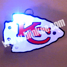 Kansas City Chiefs Officially Licensed Flashing Lapel Pin All Products
