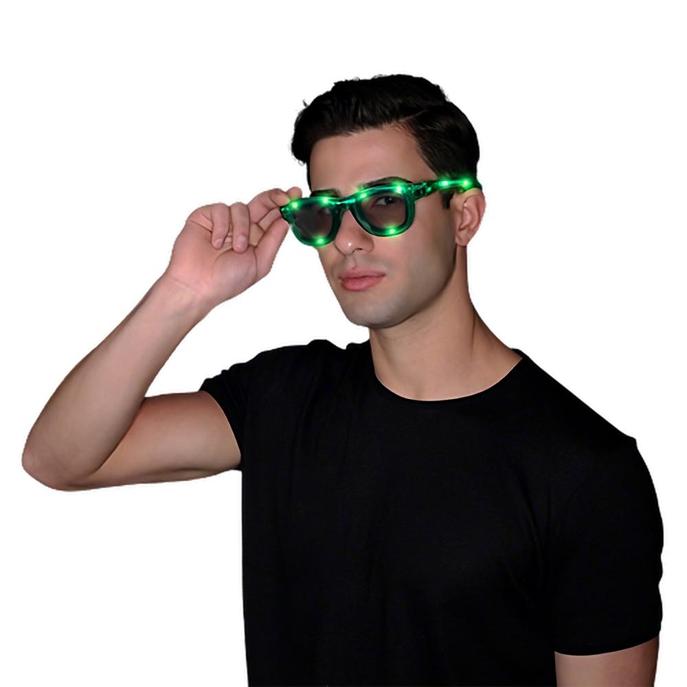 Green LED Nerd Glasses All Products 6