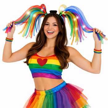 Multicolor LED Noodle Headband Flashing Dreads All Products