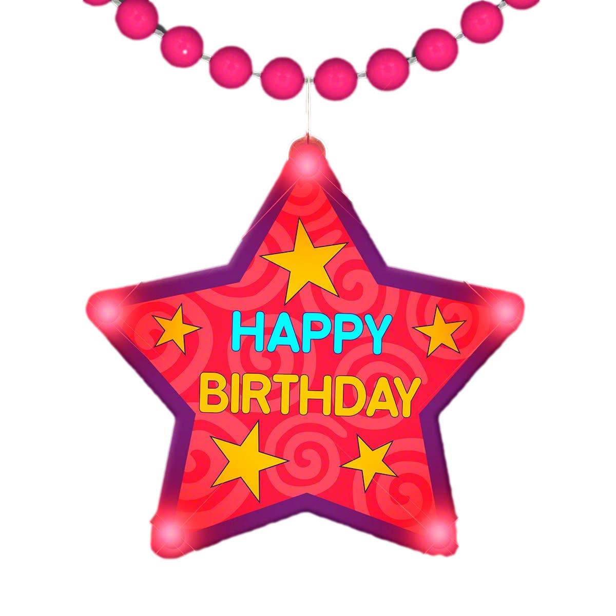 Huge Happy Birthday Star Assorted Beaded Necklace All Products 7