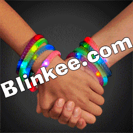 Light Up Braided Bracelets Assorted All Products