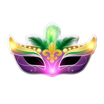Mardi Gras Mask Flashing Body Light Lapel Pins All Products
