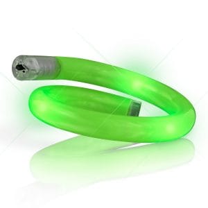 Light Up Tube Bracelet Green All Products