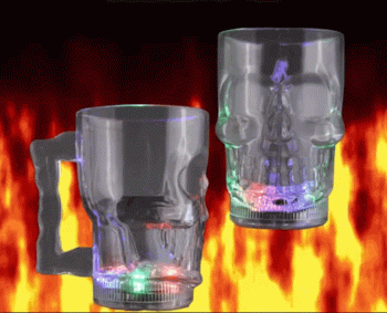 LED Skull Mug 20 Ounce All Products 3