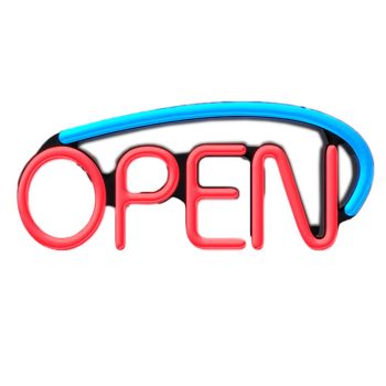 LED Open Sign with AC Adapter All Products
