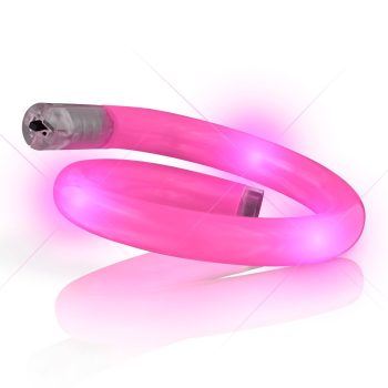 Light Up Tube Bracelet Pink All Products