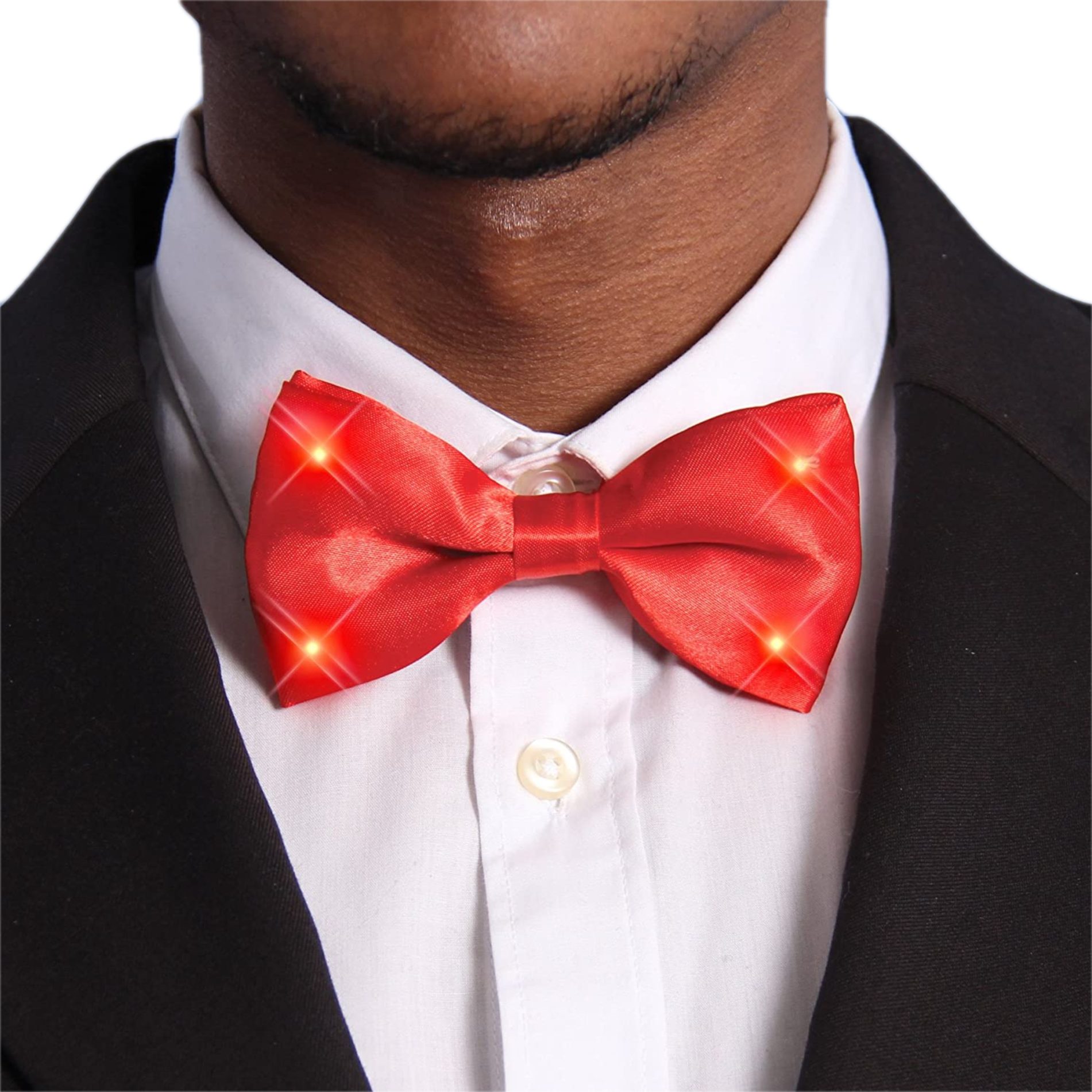 Red Bow Tie with Red LED Lights All Products 4