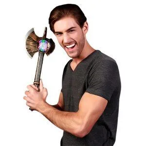 Medieval Axe Toy with Spinning Lights and Sound Effects Medieval Axe Toy with Spinning Lights and Sound Effects