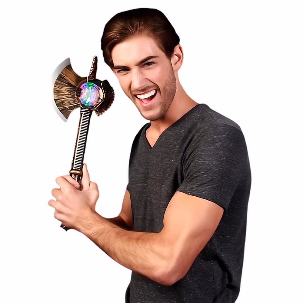 Medieval Axe Toy with Spinning Lights and Sound Effects All Products 3