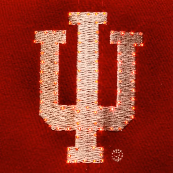 Indiana Hoosiers Flashing Fiber Optic Cap All Products 4