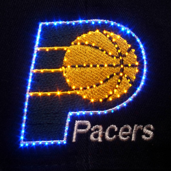 Indiana Pacers Flashing Fiber Optic Cap All Products 4
