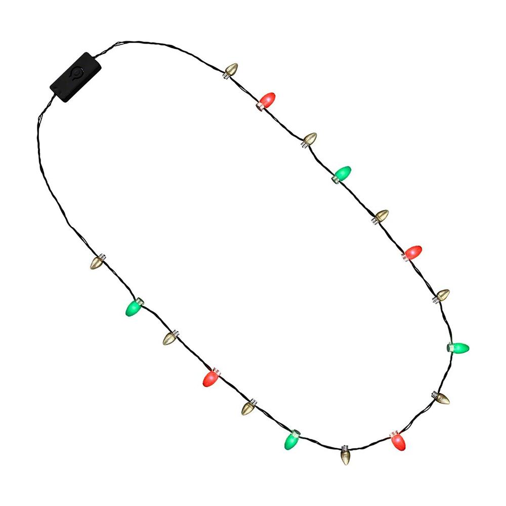 Wearable Christmas Lights Necklace | Best Glowing Party Supplies