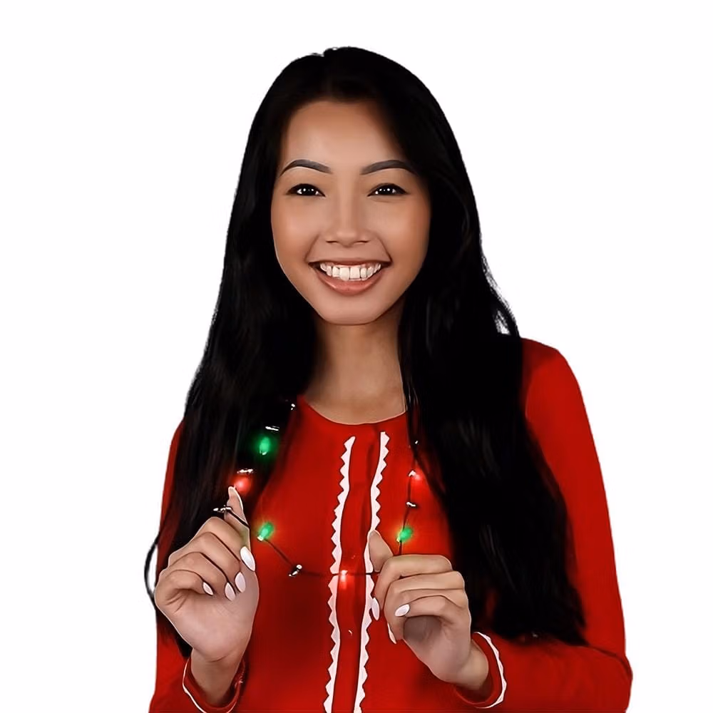 Wearable Christmas Lights Necklace All Products 8