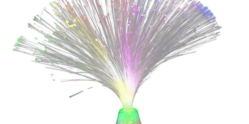 Fiber Optic Centerpiece with Color Changing Base Fiber Optic Fun