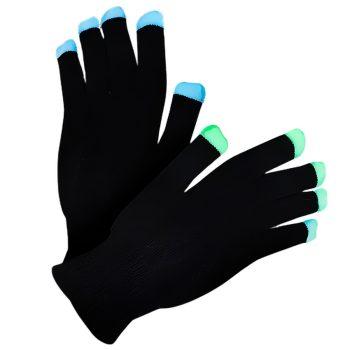 LED Black Gloves Rainbow LEDs All Products 3