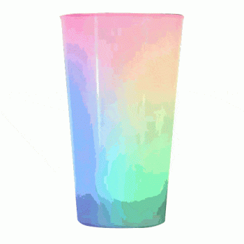 Multicolor LED Glow Cups Rainbow Multicolor