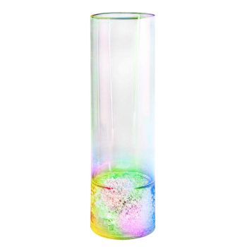 LED High Ball Glass Multicolor Rainbow Multicolor