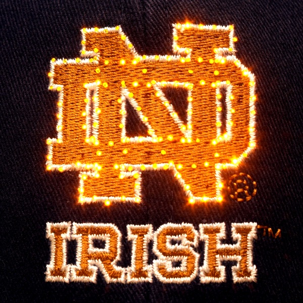 Notre Dame Fighting Irish Flashing Fiber Optic Cap All Products 4