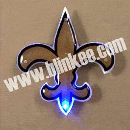 New Orleans Saints Officially Licensed Flashing Lapel Pin All Products