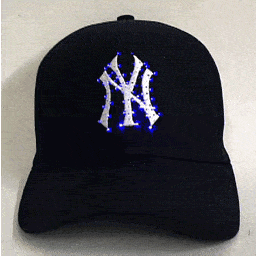 New York Yankees Flashing Fiber Optic Cap All Products 3