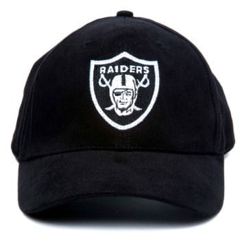 Oakland Raiders Flashing Fiber Optic Cap Rainbow Multicolor