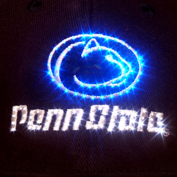 Penn State Nittany Lions Flashing Fiber Optic Cap All Products 4