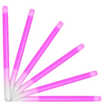 10 Inch Glow Stick Baton Pink Pack of 25 All Products