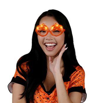 Pumpkin LED Sunglasses Halloween Light Up Sunglasses