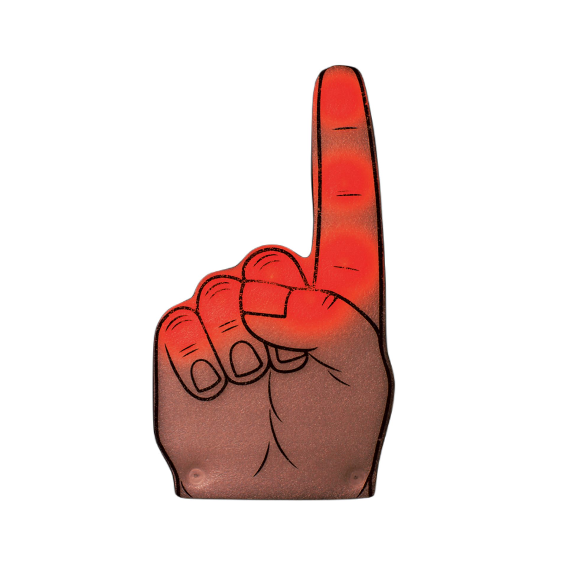 Number One Foam Light Up Finger Red All Products 3