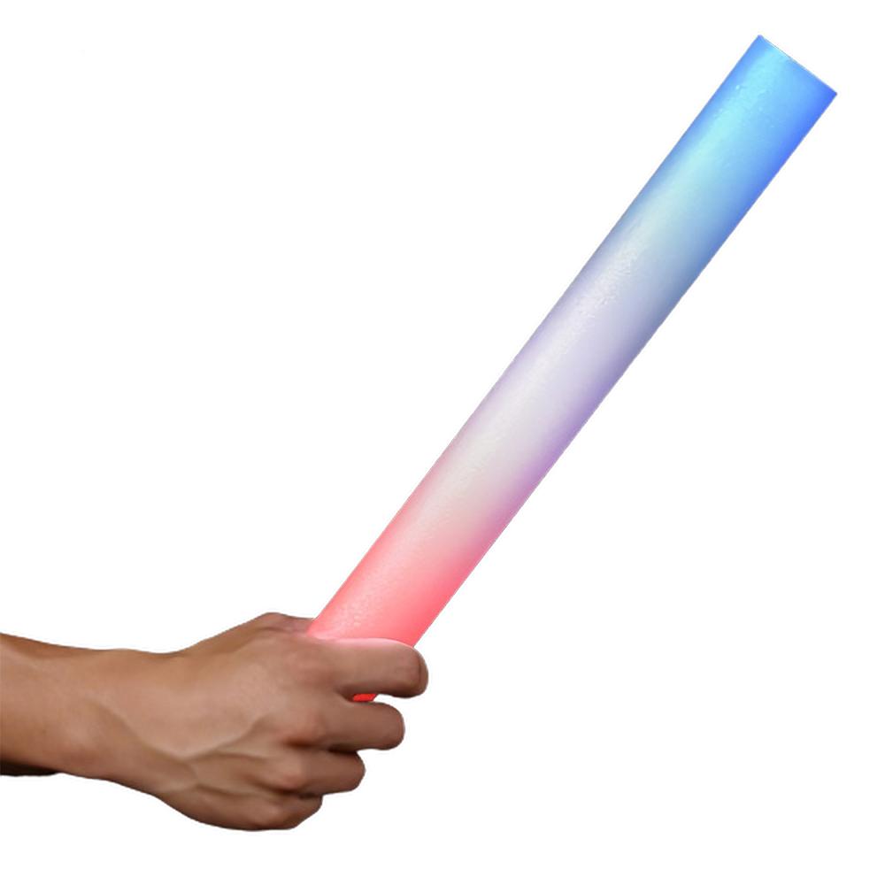 Foam Cheer Stick with Red White Blue LEDs 4th of July 4