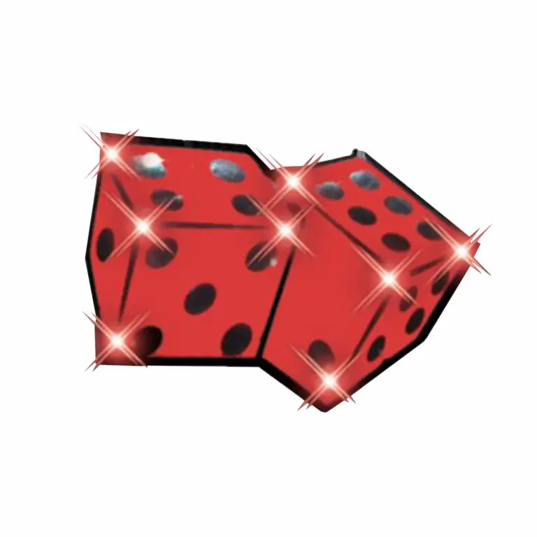 blinkk dice lapel pin