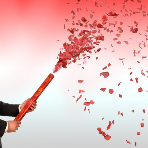 Red Rose Petals Confetti Cannon 24 Inch All Products 3