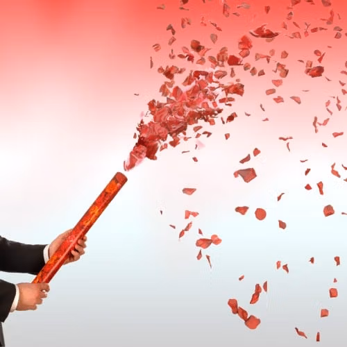Red Rose Petals Confetti Cannon 24 Inch All Products 3