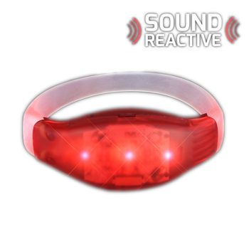 Sound Activated Red LED Bracelet All Products