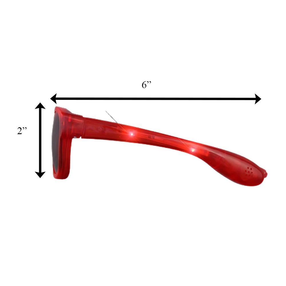 Red LED Nerd Glasses All Products 5