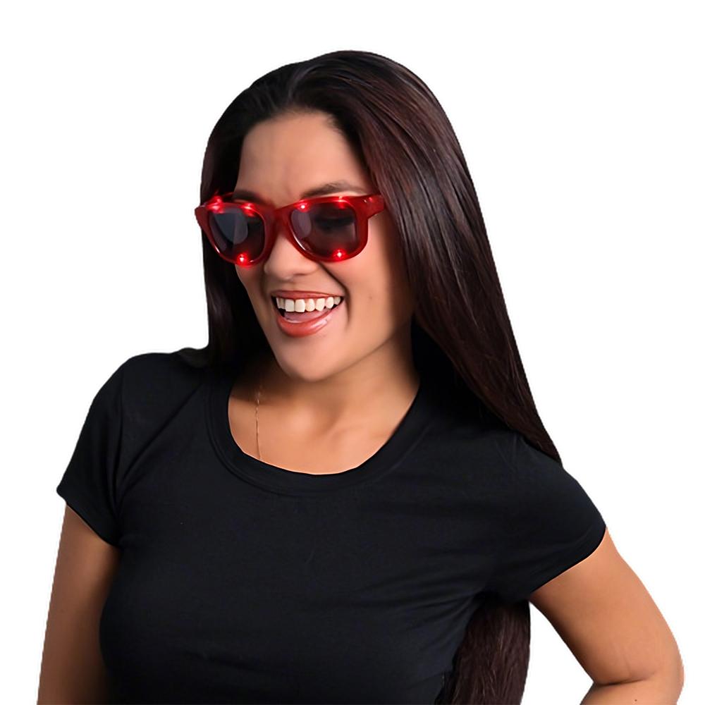 Red LED Nerd Glasses All Products 6