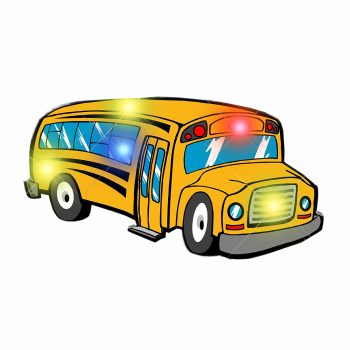 School Bus Flashing Body Light Lapel Pins All Body Lights and Blinkees