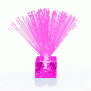 Fiber Optic Centerpiece with Small Clear Color Changing Base Fiber Optic Fun