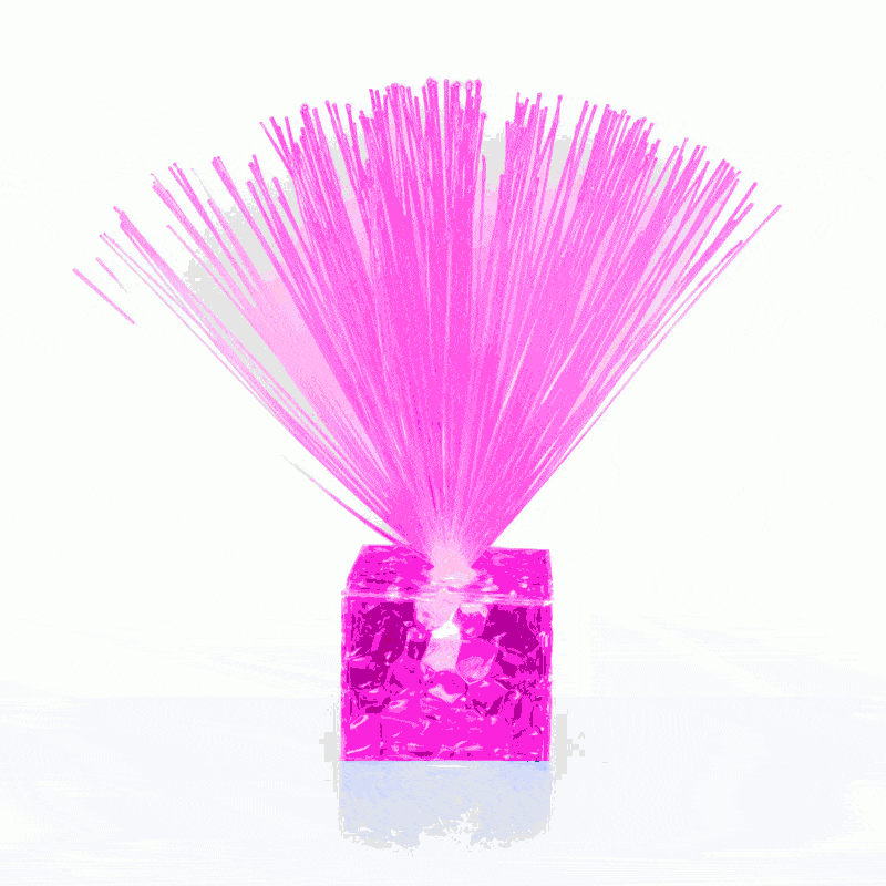 Fiber Optic Centerpiece with Small Clear Color Changing Base All Products