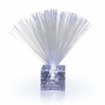 Fiber Optic Centerpiece with Small Clear White Base All Products