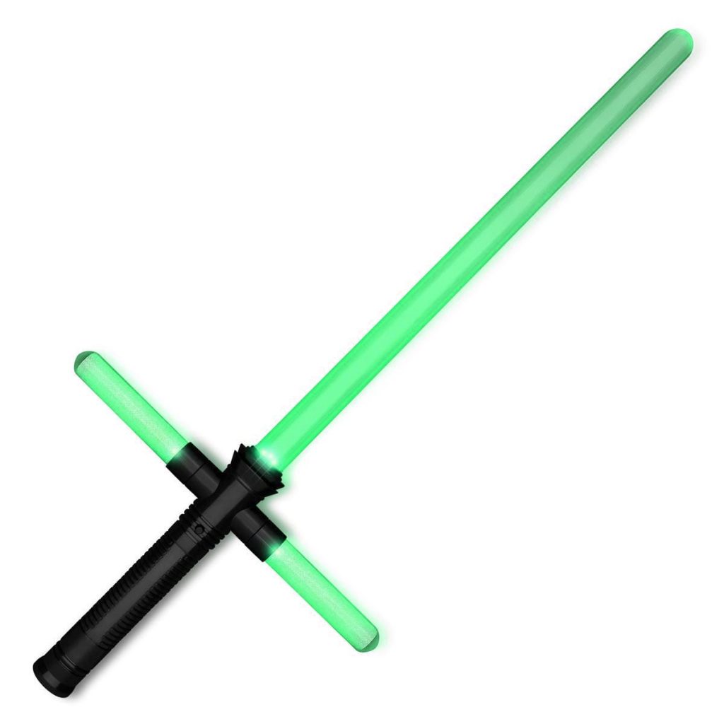 Star Wars Cross Guard Lightsaber Green Best Glowing Party Supplies